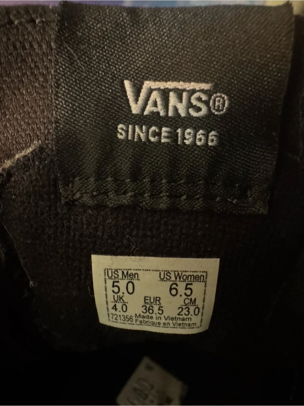 Vans Kids High-Top Sneakers with Rainbow Wave and Black Suede